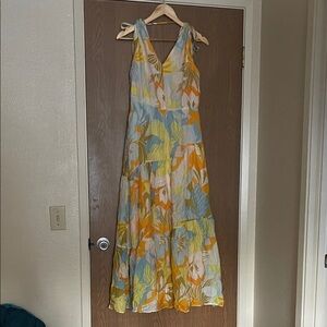 1. State Multicolor Floral Maxi Dress